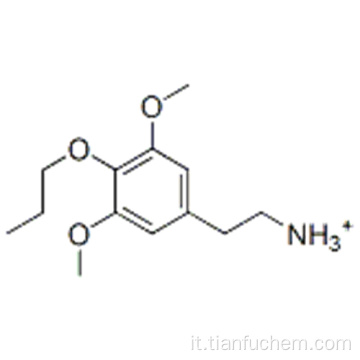 Benzeneetanamina, 3,5-dimetossi-4-propossi- CAS 39201-78-0